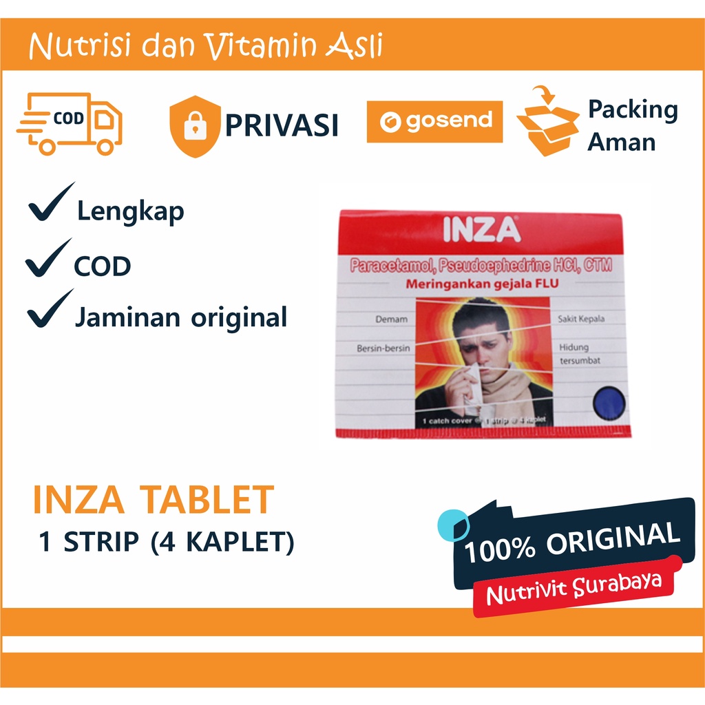 Jual INZA TABLET 1 STRIP | Shopee Indonesia