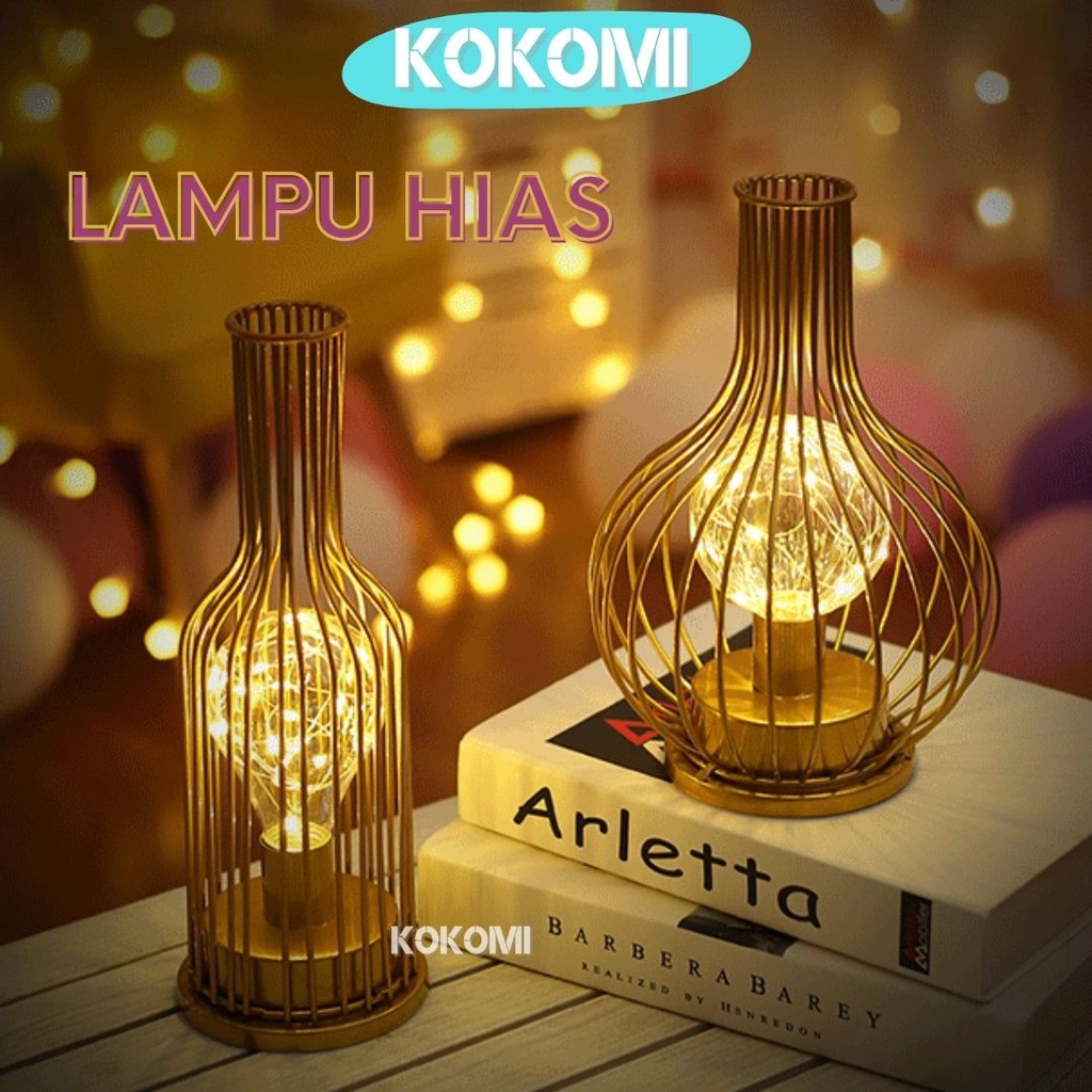 Jual Yumenoya.ID Lampu Dekorasi Ruang Makan Lampu Botol Wine Estetik