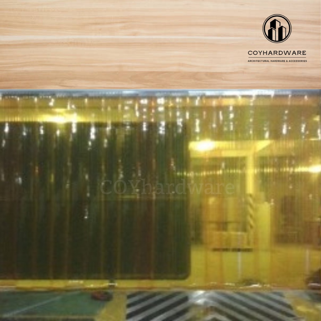 Jual TIRAI PLASTIK PVC KUNING STRIP CURTAIN PVC YELLOW ( 2 MM x 20 CM ...