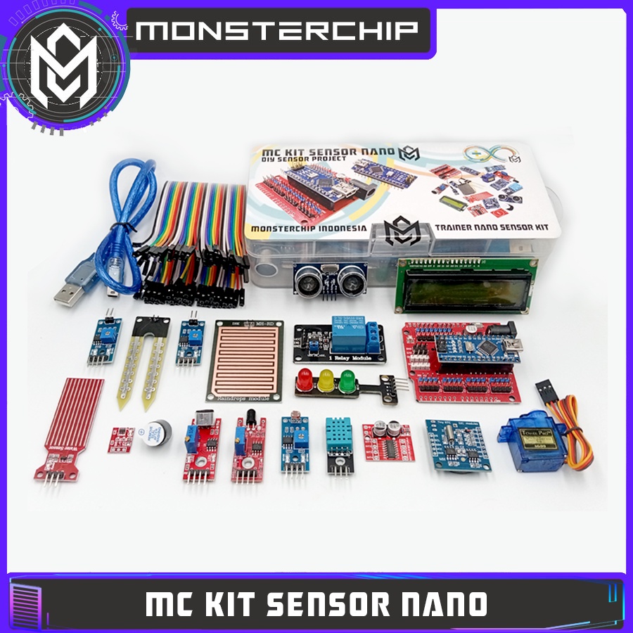 Jual MC KIT NANO SENSOR BASIC ARDUINO NANO DIY | Shopee Indonesia