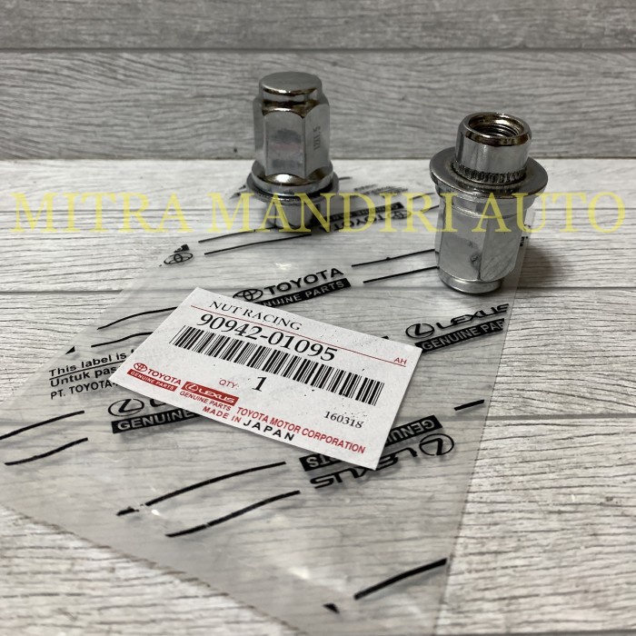 Jual NUT MUR RACING BAUT RODA TOYOTA FORTUNER HILUX INNOVA HIGH QUALITY ...