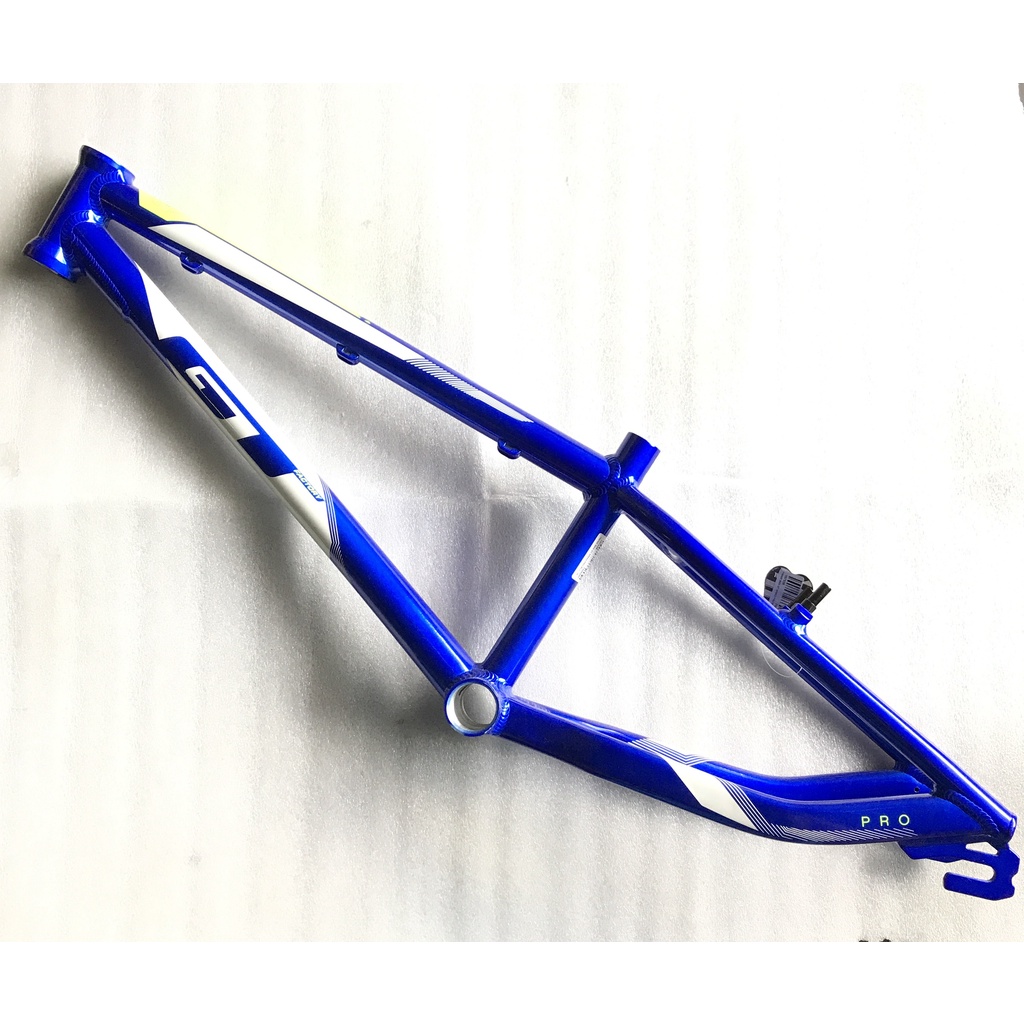 Jual Frame BMX GT Speed Pro Alloy Blue Yellow Fluo Original Kerangka ...