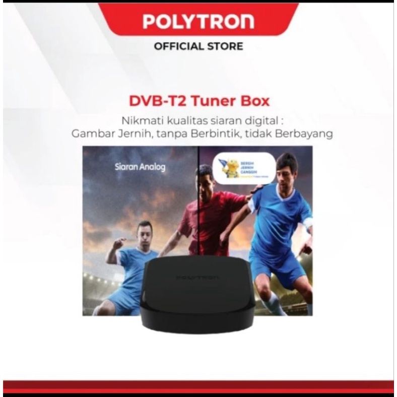 Jual STB Polytron / Set Top Box Polytron DVBT2 PDV 700T2 (Ready stock ...