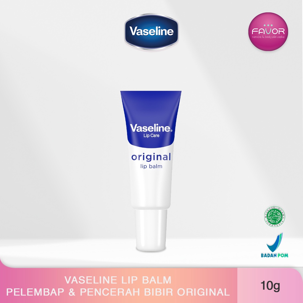 Jual Vaseline Lip Balm Original 10g Pelembab Pencerah Bibir Lip Care Shopee Indonesia