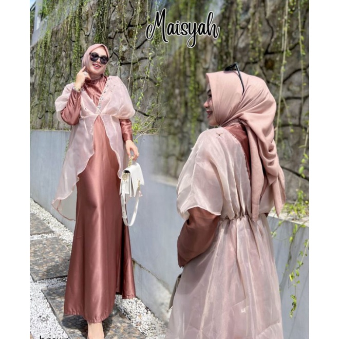 Jual MAISYAH gamis kondangan gamis pesta muslimah bridemaid wisuda ...
