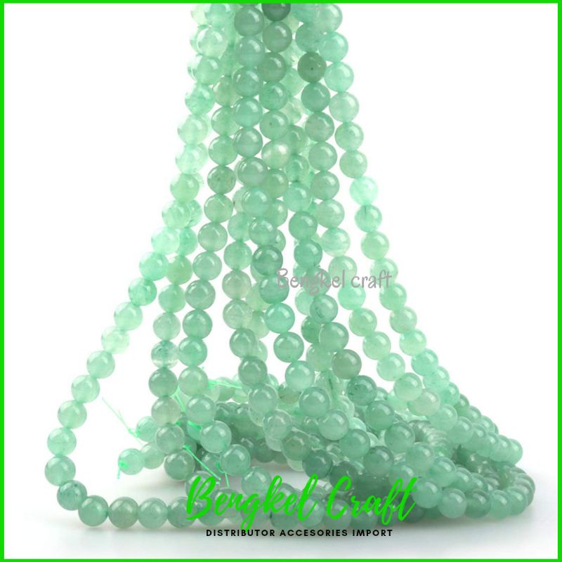 Jual Manik Batu Rose Quartz Amazonite Kuarsa Bulat Alami Membuat ...