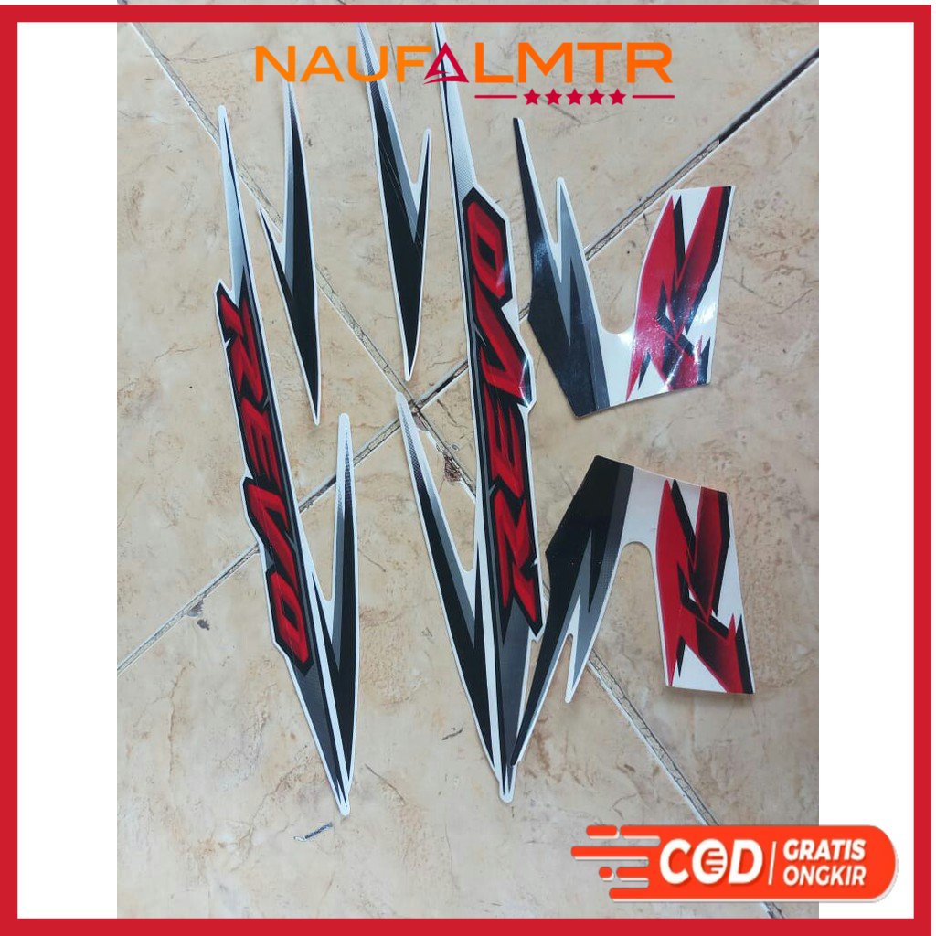 Jual stiker motor honda revo 110R 2007 putih | Shopee Indonesia
