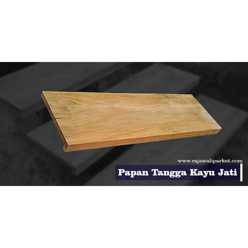 Jual pijakan anak tangga kayu jati trap anak tangga kayu jati asli