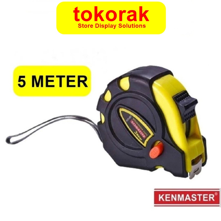 Jual METERAN ROLL 5 M KENMASTER - METERAN AUTO STOP - SELFLOCK ...
