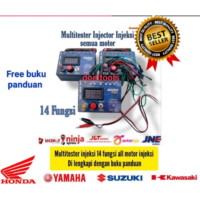 Jual Multitester fi 14 FUNGSI Alat servis motor injeksi tester Sensor ...