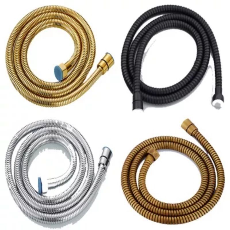 Jual Selang shower stainless 150cm GOLD EMAS Slang Jet/Hand Shower