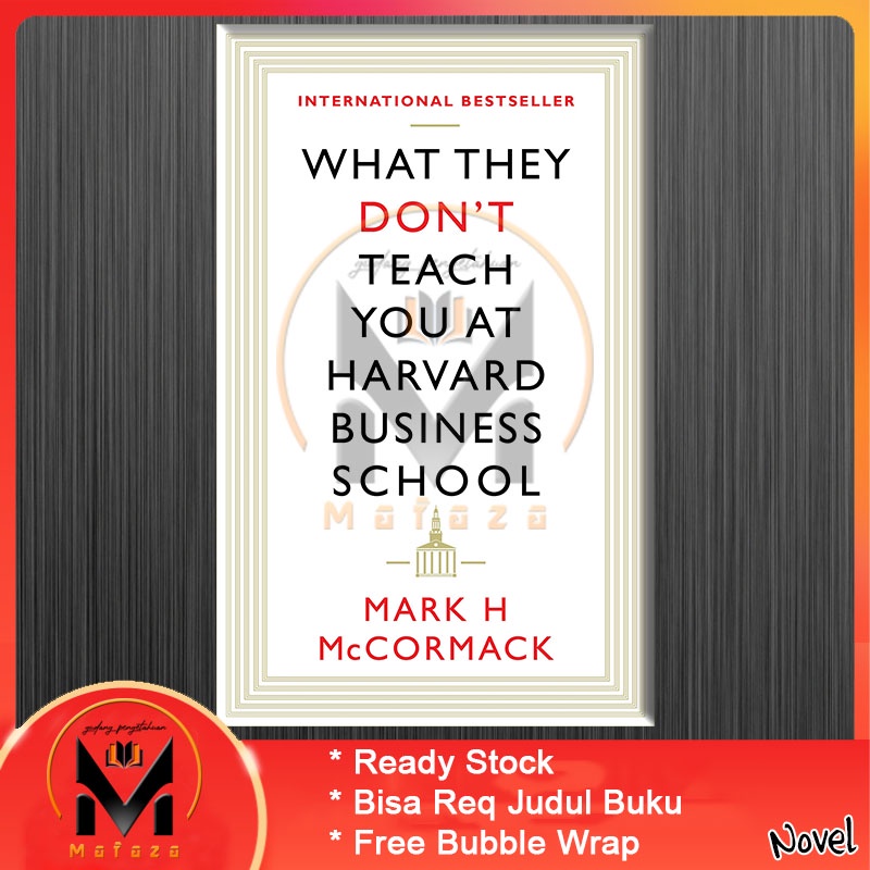 Jual What They Don't Teach You At Harvard Business School | Shopee ...