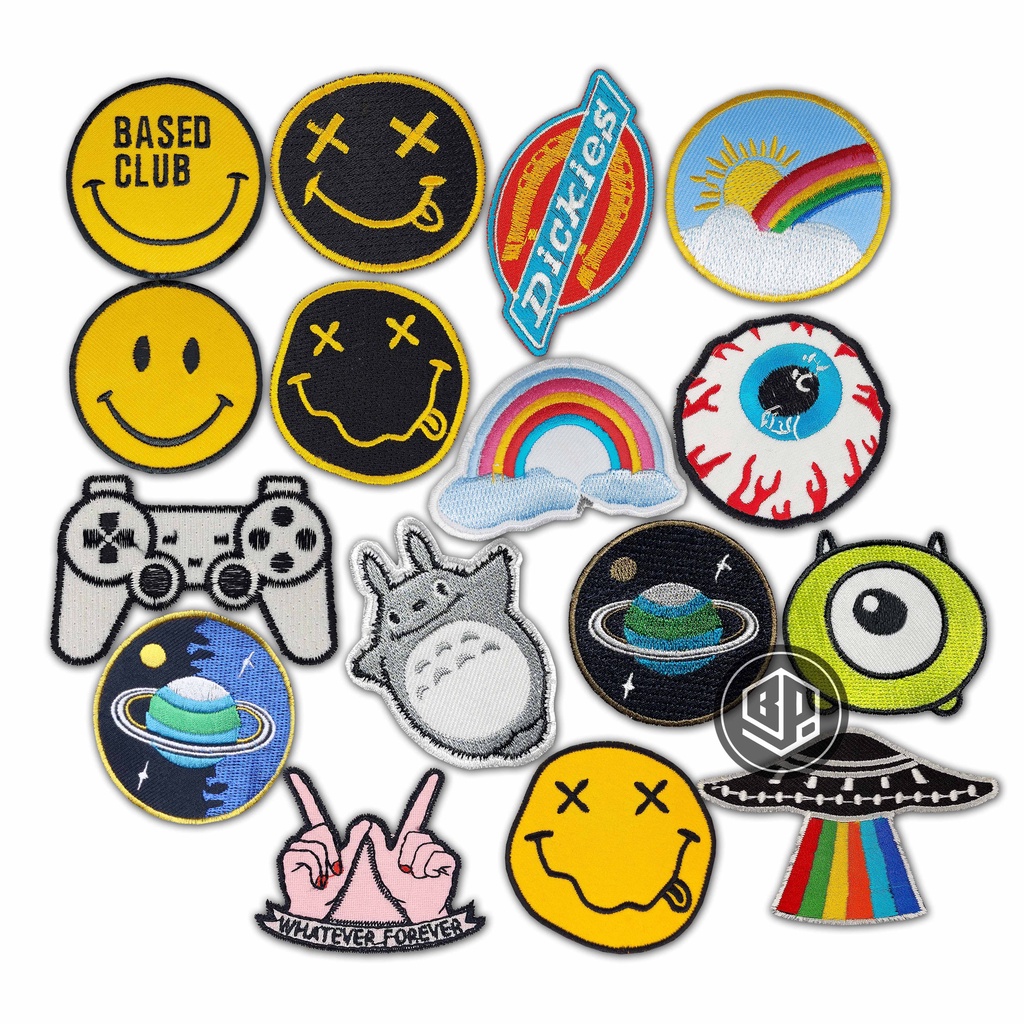 Jual PATCH BORDIR JAHIT PATCH EMBLEM KARAKTER AKSESORIS | Shopee Indonesia