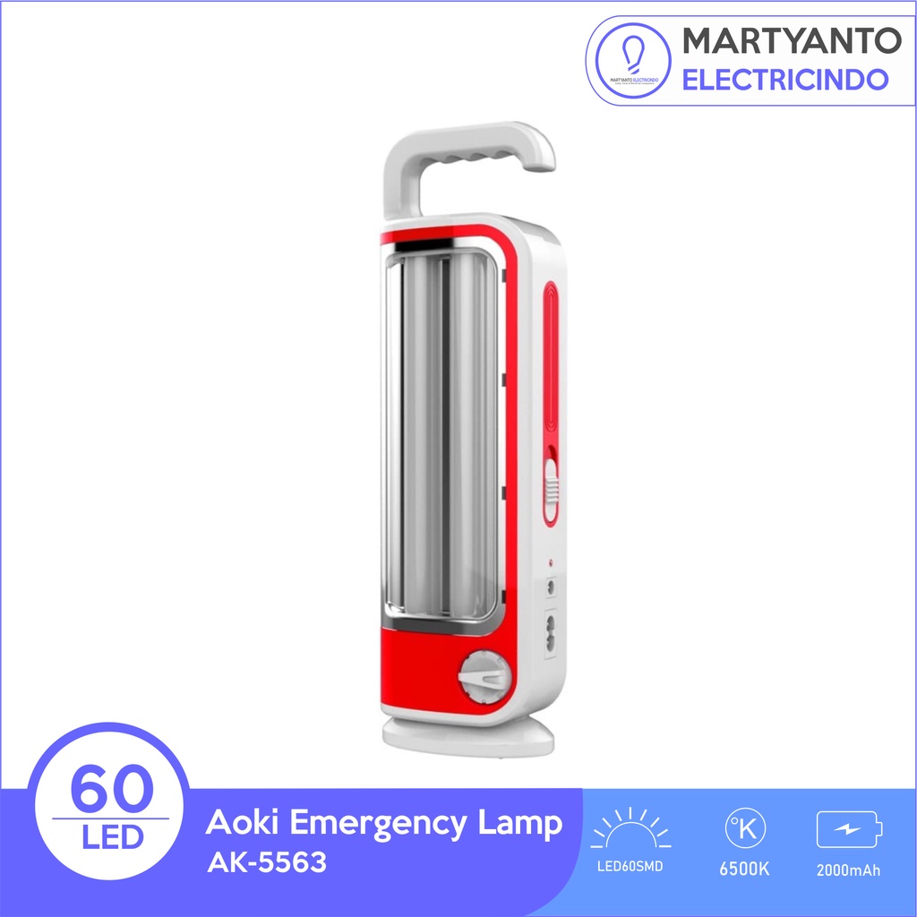 Jual Lampu Emergency Aoki AK-5563 2 LED TL 60 SMD | Shopee Indonesia