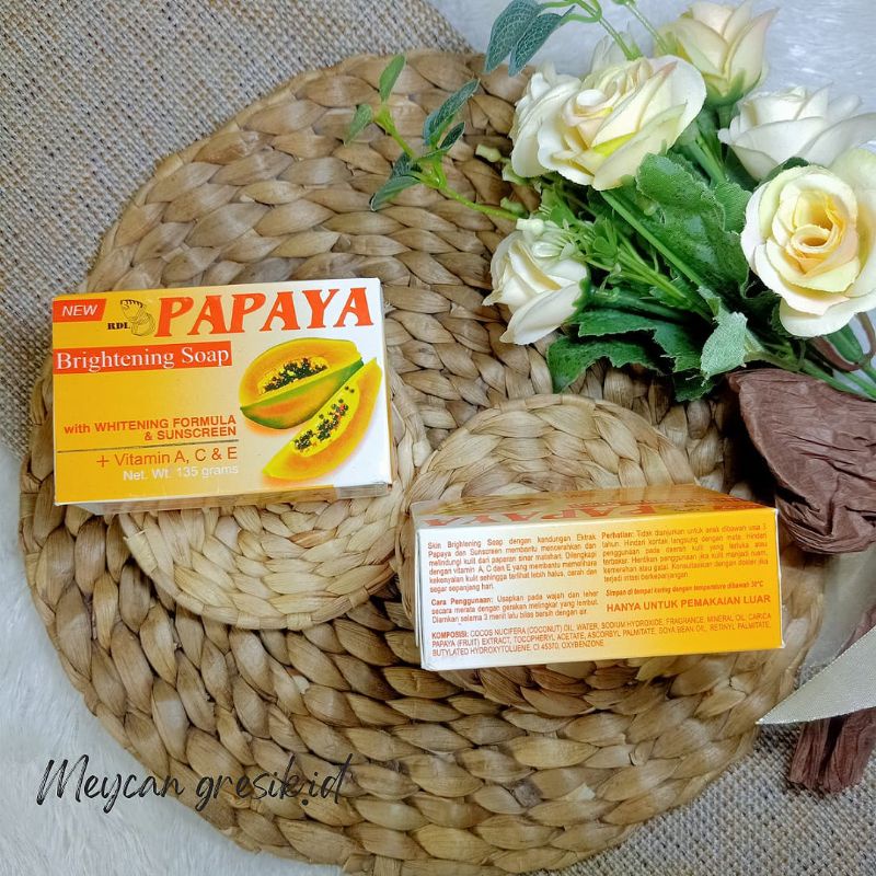 Jual Brightening Soap New RDL PAPAYA 135gram | Shopee Indonesia
