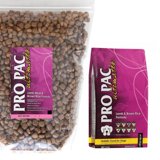 Jual PRO PAC Ultimates Lamb Meal & Brown Rice Formula Repack 1kg ...