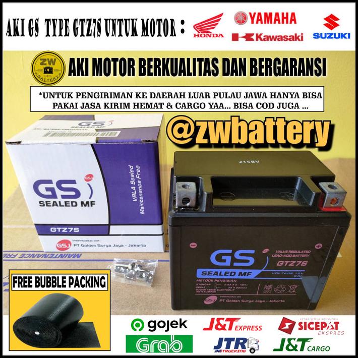Jual Aki Motor Vario 125, Vario 150 Pcx 150 Gs Gtz7S Mf | Shopee Indonesia