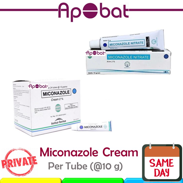 Jual Apobat Miconazole 10 Gram Obat Gatal Jamur Miconasol Miconazol Myconazole Salep Krim 