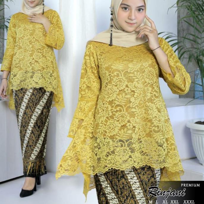 Jual Set Jumbo Ld 130 Kebaya Brokat Jumbo Kebaya Rinjani Big Size