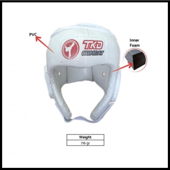 Jual Head Guard Protector Karate Tkd Pvc Tebal Original Shopee Indonesia