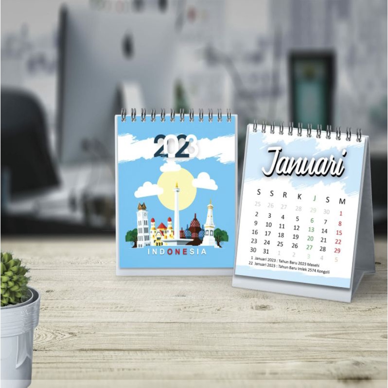 Jual KALENDER 2023 MINI - KALENDER MEJA MINI - CALENDER MEJA DUDUK 2023 ...