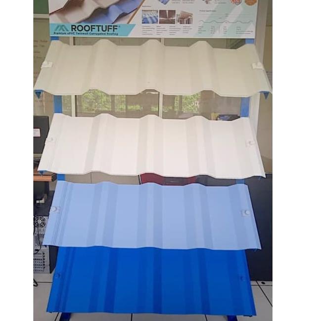 Jual Atap uPVC ROOFTUFF - TRANSLUCENT- INCLUDE SCREW SEAL SET | Shopee ...