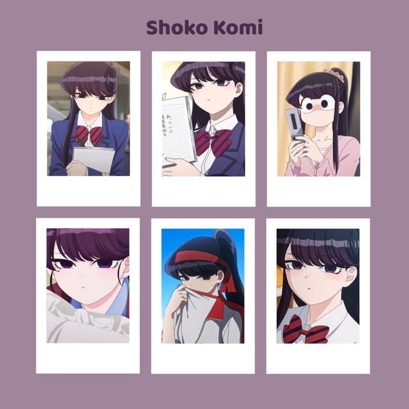 Jual Polaroid Anime Komi Can’t communicate Komi shoko Tadano hitohito ...