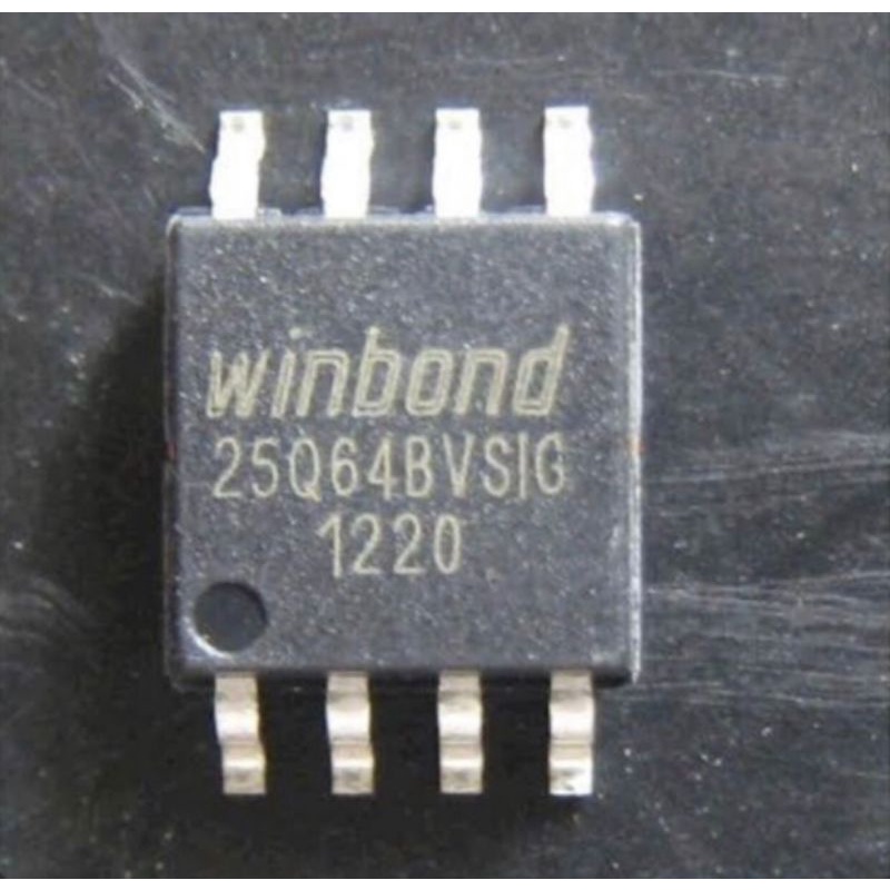 IC Flash Winbond 25Q64BVSIG 64Mbit (8MB) BIOS SOIC-8 - Nuovo