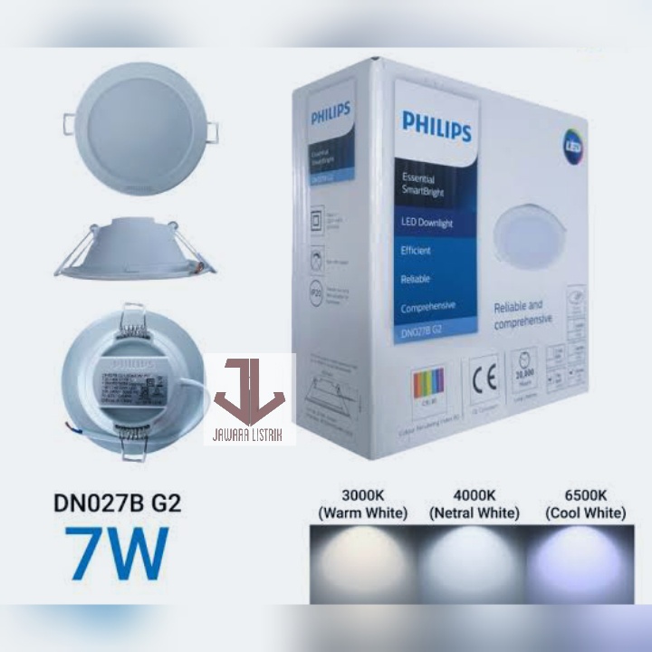 Jual PHILIPS LED DN027B GEN2 7W 7 W WATT DOWNLIGHT PANEL 4 INCH ...