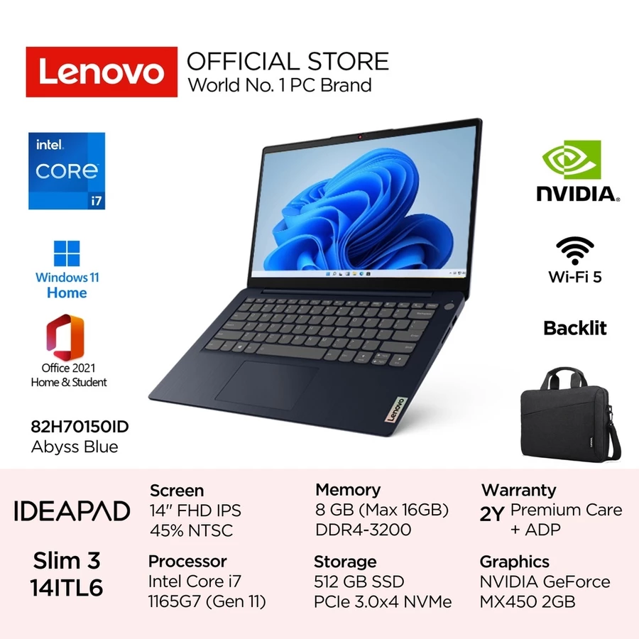 Lenovo IdeaPad Slim 3i 14ITL6 Intel Core i7