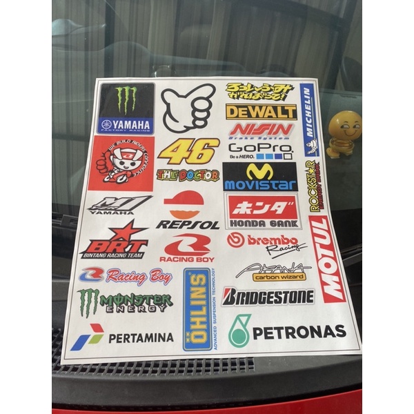 Jual Stiker Sponsor Racing Stiker Motor Balap Stiker Variasi Motor ...