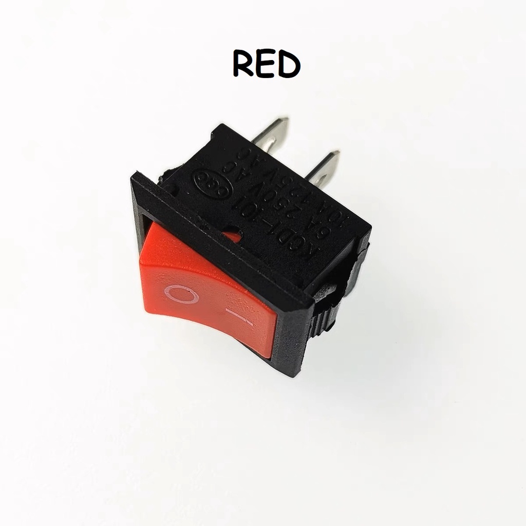 Jual LUCKYMALL Saklar Rocker Switch ON OFF 2 Pin Kaki Power Tombol Mini ...