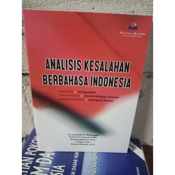 Jual ANALISIS KESALAHAN BERBAHASA INDONESIA | Shopee Indonesia