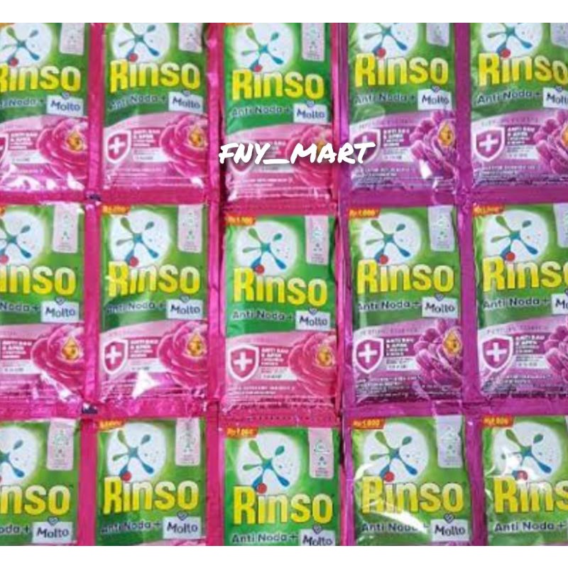 Jual Rinso Cair Renceng isi 12 sachet / Rinso Liquid isi 12pcs | Shopee ...