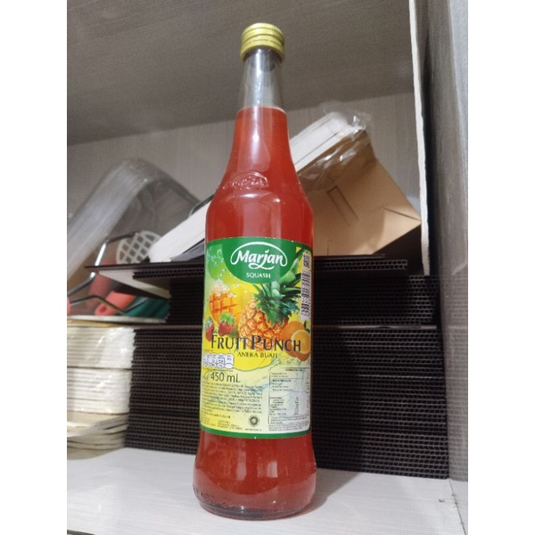 Jual marjan squash fruits punch 450ml Shopee Indonesia