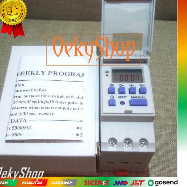 Jual Digital Timer Programmable Switch Relay 16A 220V 2000W | Shopee ...