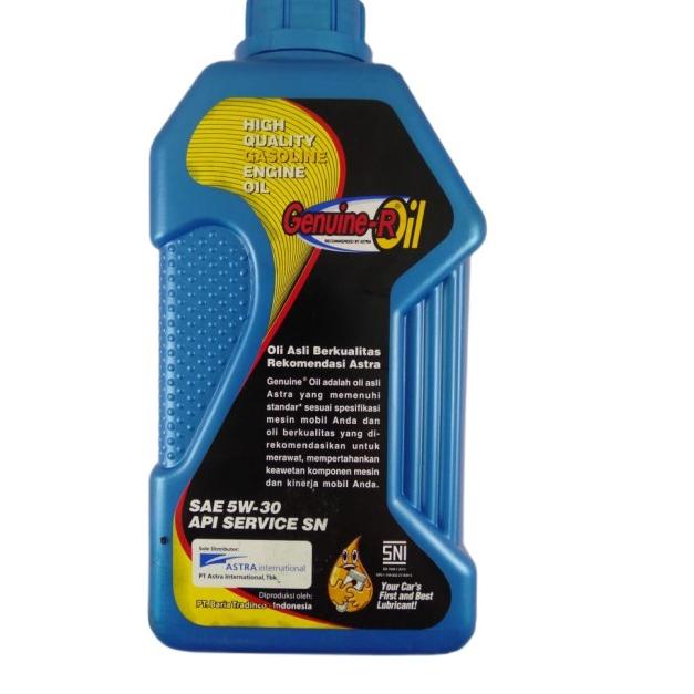Jual Oli Mesin Daihatsu Astra Genuine R Oil SAE 5W 30 API Service SM 1L ...