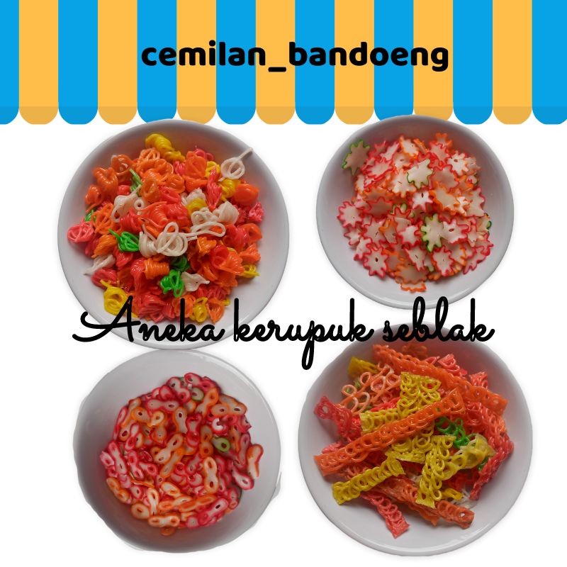 Jual Aneka Kerupuk Seblak Mentah Kemasan 250gr Shopee Indonesia