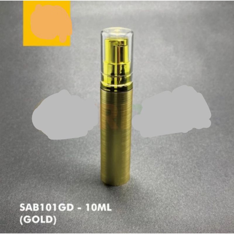 Jual Botol 10ml Botol Pump 10ml Gold Botol Airless Pump 10ml Gold Botol ...