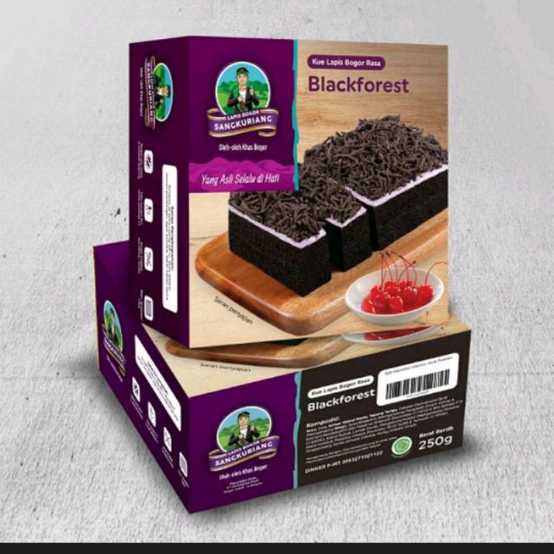 Jual Lapis Black Forest Sangkuriang minipack 250 gram Shopee Indonesia