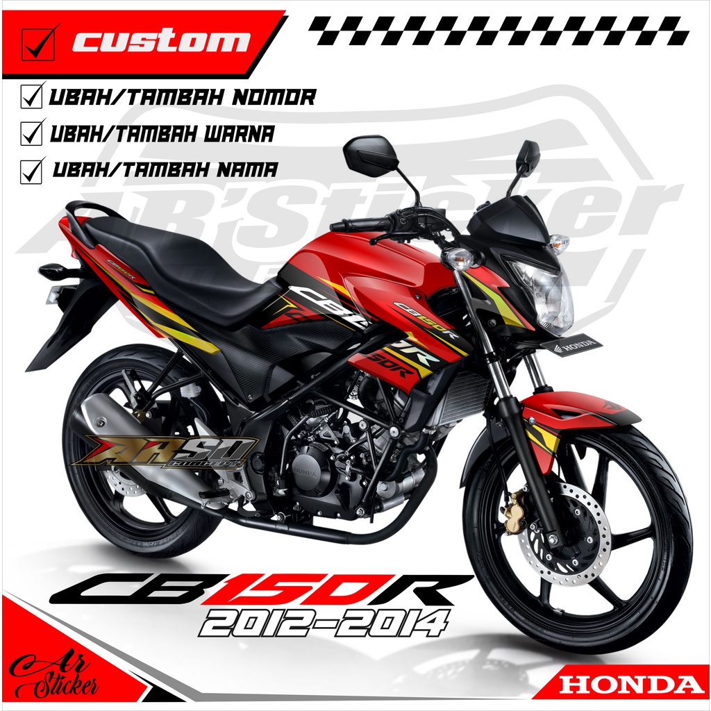 Jual Stiker Decal CB 150 R Old Full Body - Sticker Dekal CB 150R Lama ...