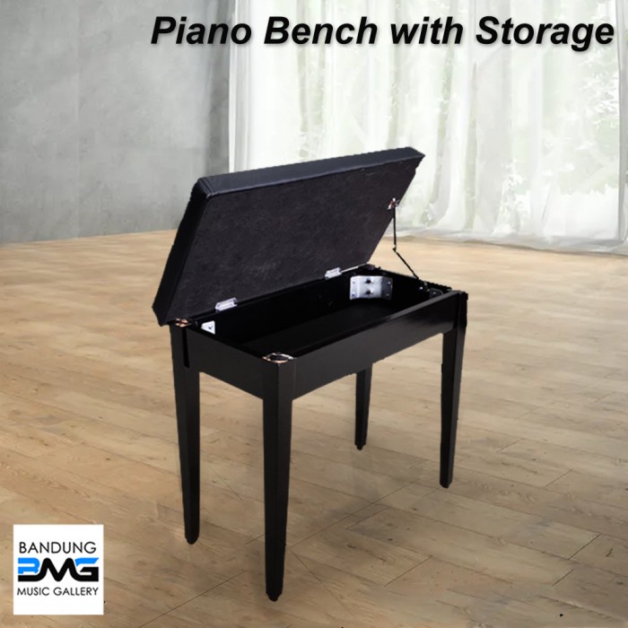 Jual Kursi Piano / Keyboard With Storage / Piano Chair /Piano Bench ...