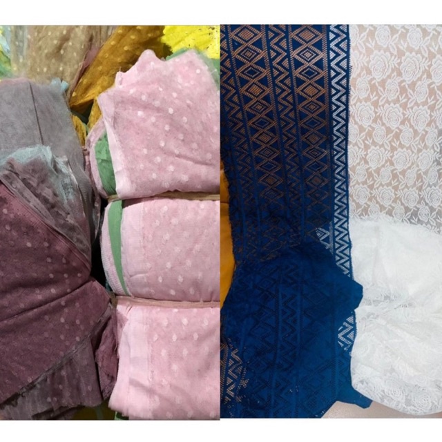Jual KAIN PERCA BRUKAT TILE UNTUK KERAJIAN TANGAN KILOAN TERMURAH ...