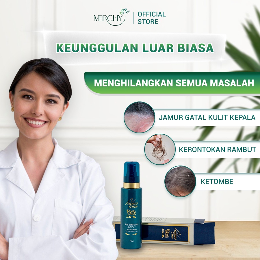 Jual Perawatan rambut rontok Newmo Care dan semprotan perawatan kulit ...