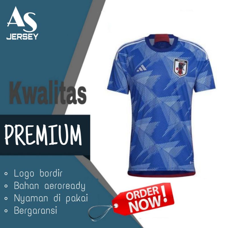 Jual Jersey Bola Jepang Home Piala Dunia 2022 Grade Ori | Shopee Indonesia