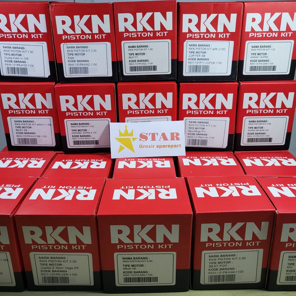 Jual PISTON KIT THUNDER 125 RIK RKN RIKEN PEN 14 | Shopee Indonesia