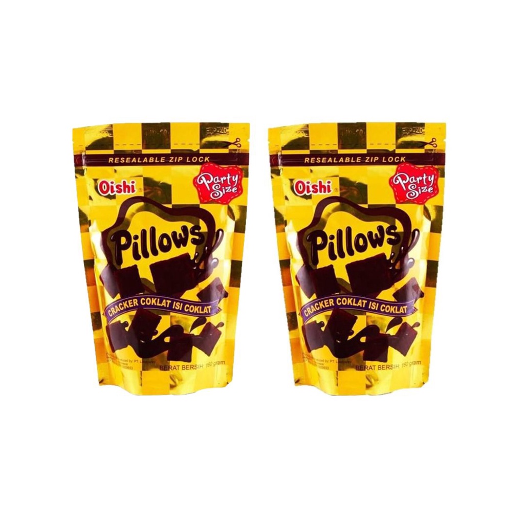 Jual Oishi Pillow Cracker Coklat 2 x 100 gr Shopee Indonesia