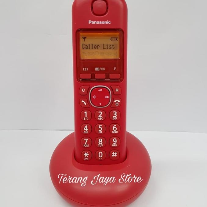 Jual Telepon Wireless Phone Panasonic KX-TGB210 Telepon Rumah (Merah ...