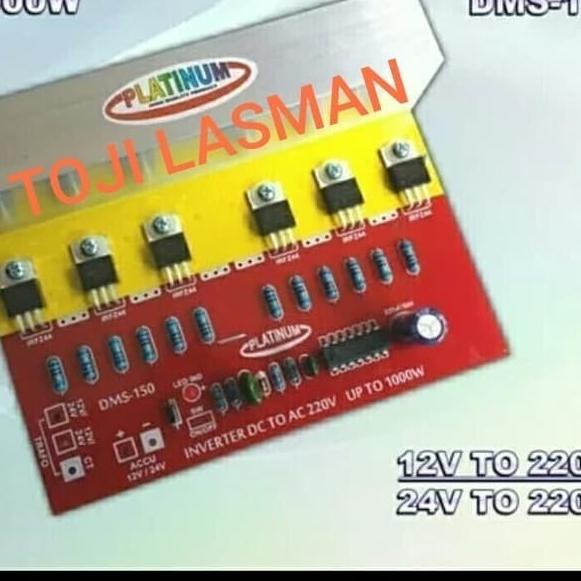 Jual kit pcb inverter dc 12v 24v to ac 220v 12 24 220 v volt ac dc ...