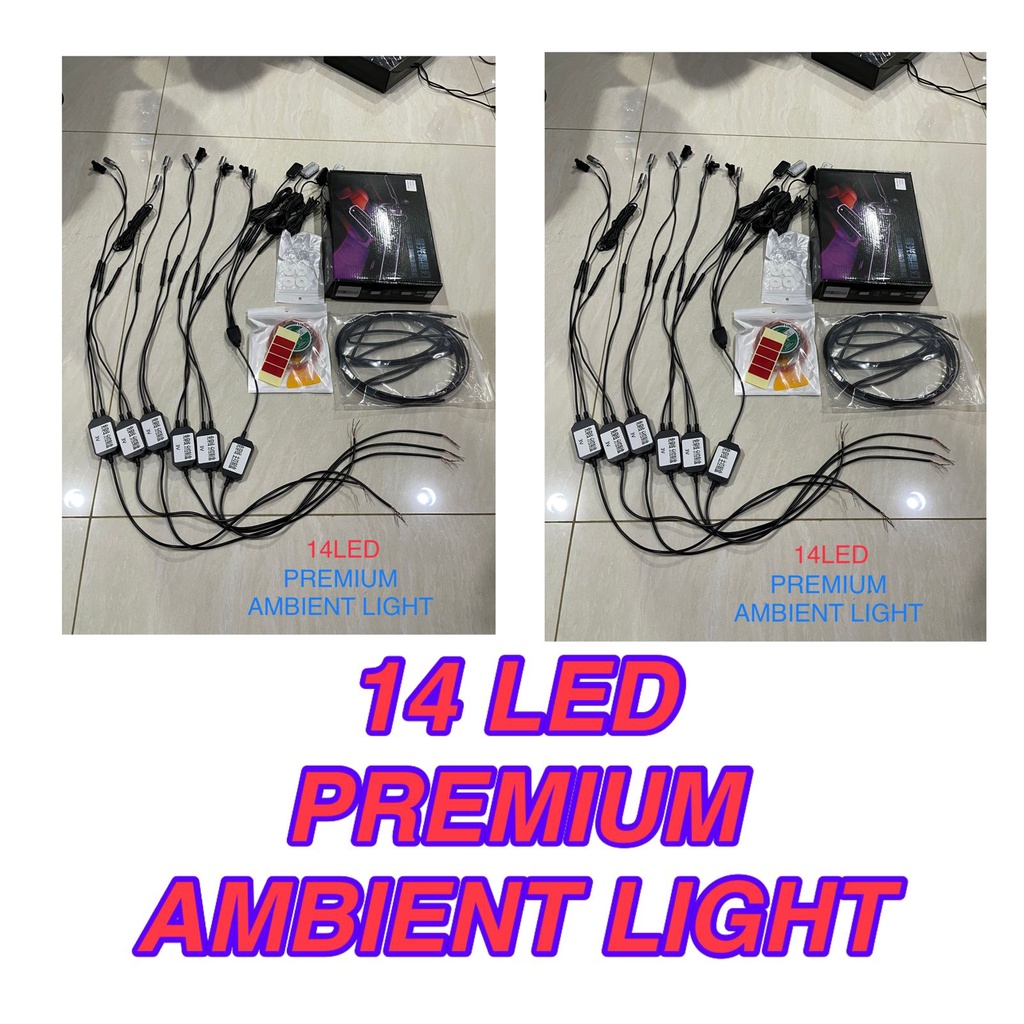 Jual AMBIENT LIGHT CAR PREMIUM RGB lampu led interior ambient mobil